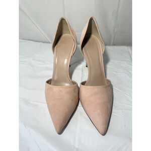 J. Crew powder pale pink Elsie D’Orsay pumps size 8 suede